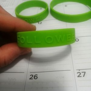 Lot of FOLLOWER bracelets